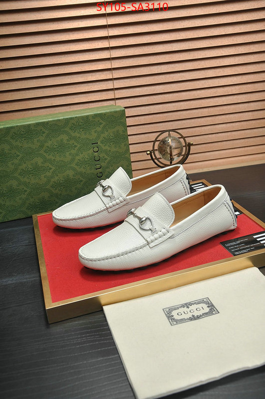 Men Shoes-Gucci top quality fake ID: SA3110 $: 105USD