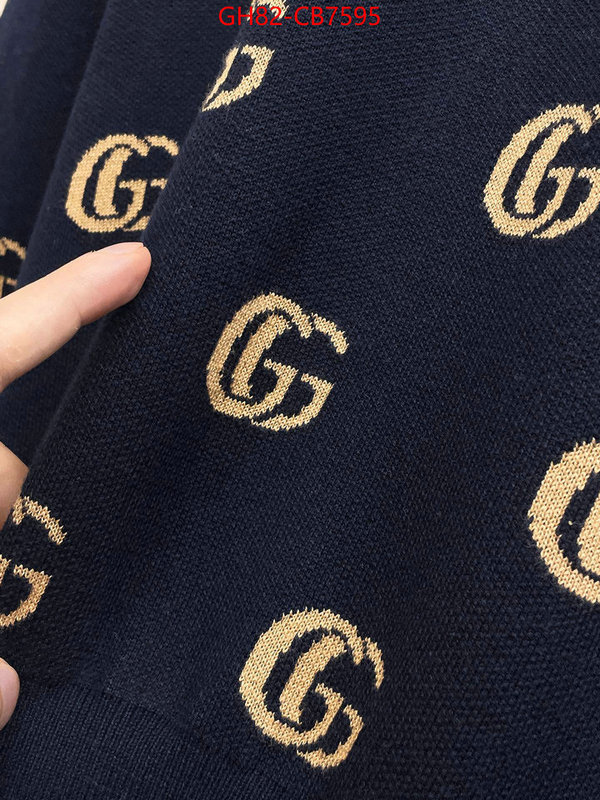 Clothing-Gucci best like ID: CB7595 $: 82USD