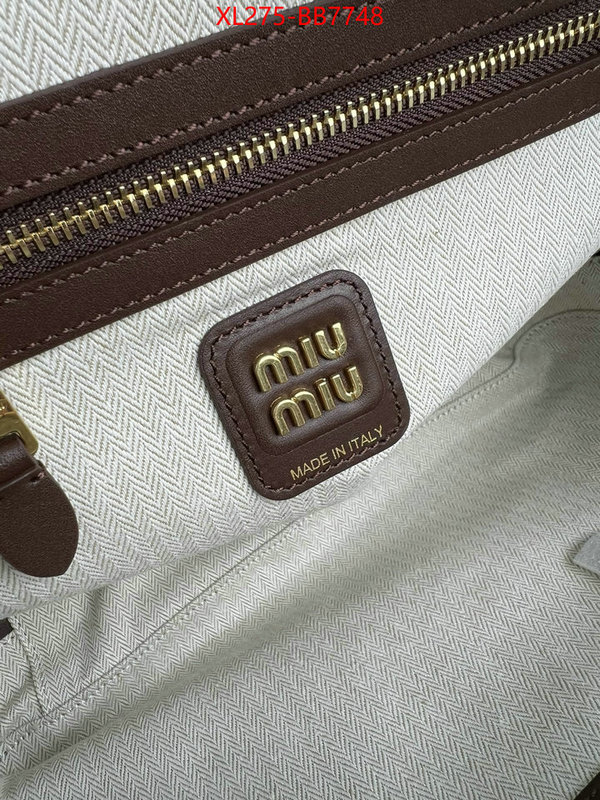 Miu Miu Bags(TOP)-Handbag- designer 1:1 replica ID: BB7748 $: 275USD,