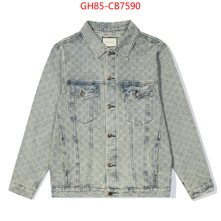 Clothing-Gucci high quality replica designer ID: CB7590 $: 85USD