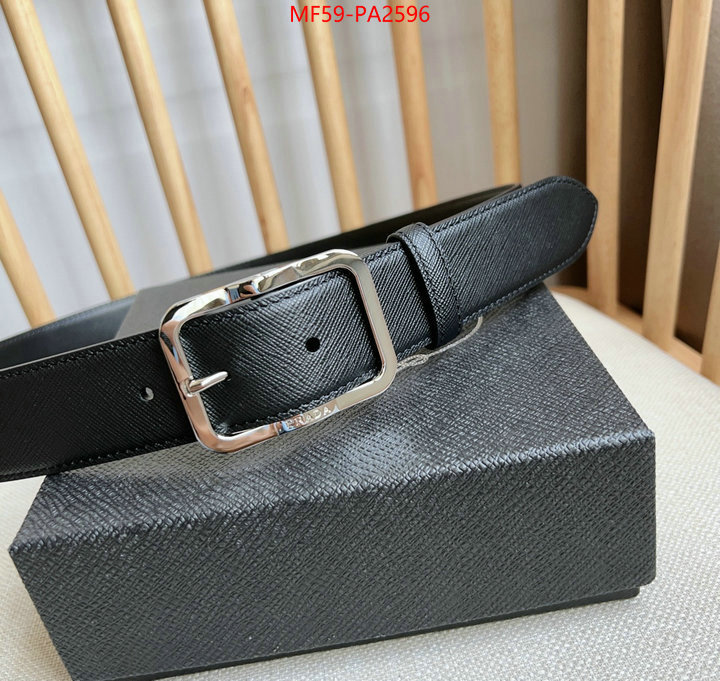 Belts-Prada luxury cheap replica ID: PA2596 $: 59USD