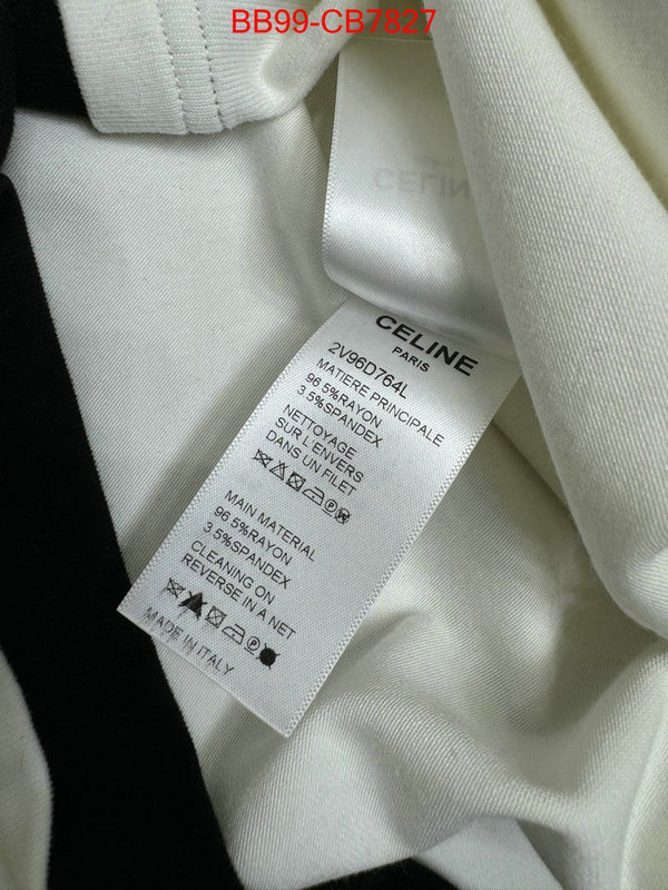 Clothing-Celine what is aaaaa quality ID: CB7827 $: 99USD