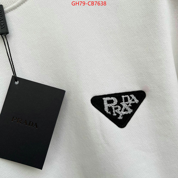 Clothing-Prada wholesale sale ID: CB7638 $: 79USD