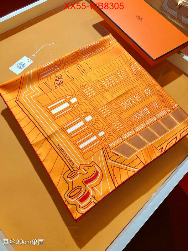 Scarf-Hermes sale ID: MB8305 $: 55USD