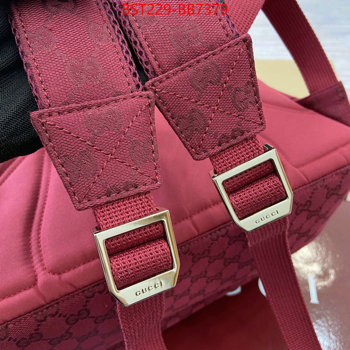 Gucci Bags(TOP)-Backpack- buy cheap replica ID: BB7379 $: 229USD,