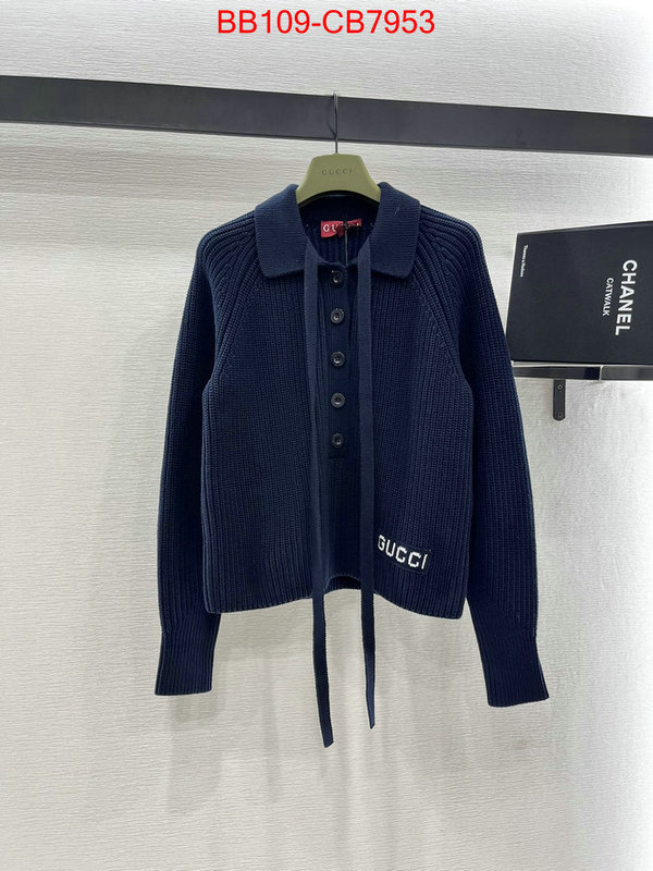 Clothing-Gucci what is top quality replica ID: CB7953 $: 109USD