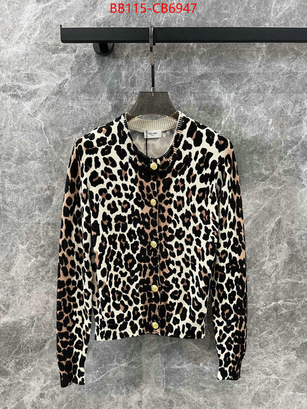 Clothing-Celine designer fake ID: CB6947 $: 115USD