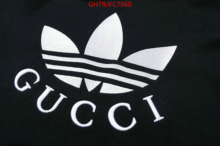 Clothing-Gucci perfect replica ID: KC7060 $: 79USD