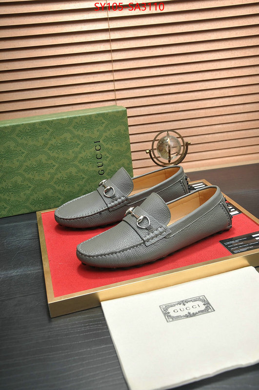 Men Shoes-Gucci top quality fake ID: SA3110 $: 105USD