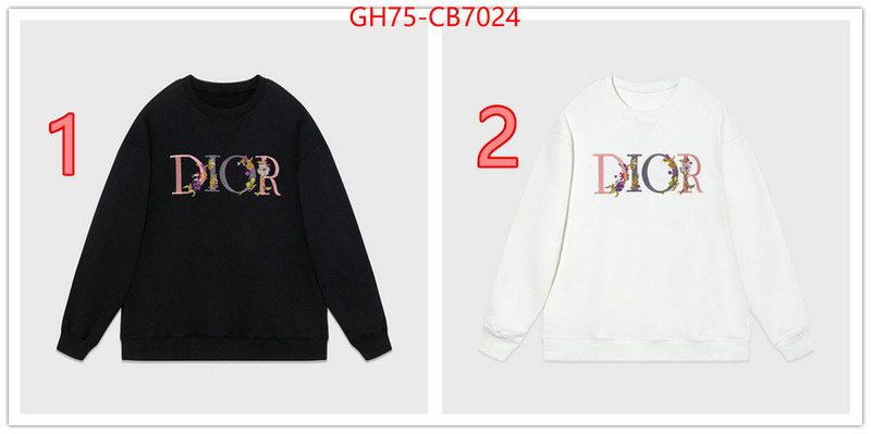 Clothing-Dior sale ID: CB7024 $: 75USD