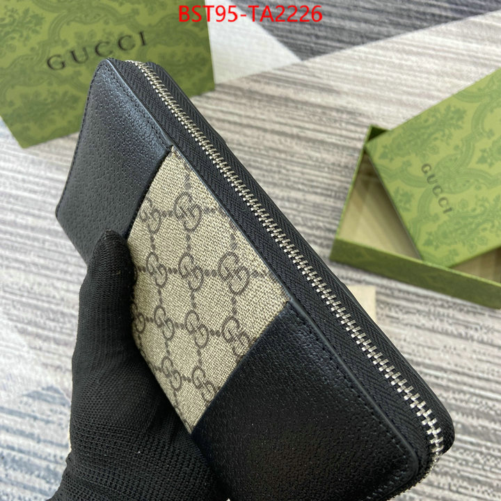 Gucci Bags(TOP)-Wallet- best quality fake ID: TA2226 $: 95USD,