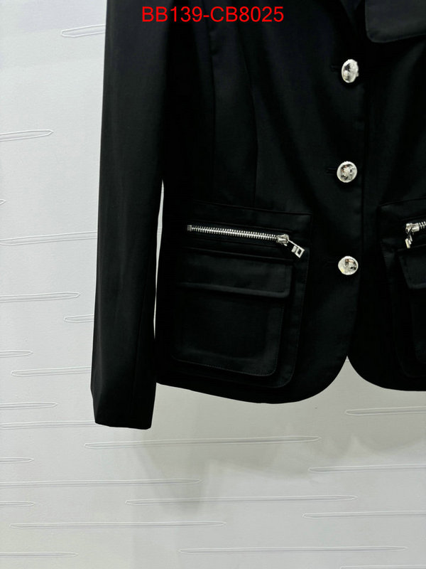 Clothing-Prada designer replica ID: CB8025 $: 139USD