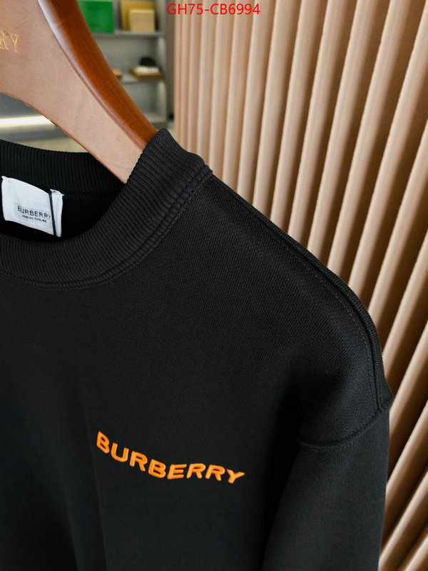 Clothing-Burberry wholesale china ID: CB6994 $: 75USD