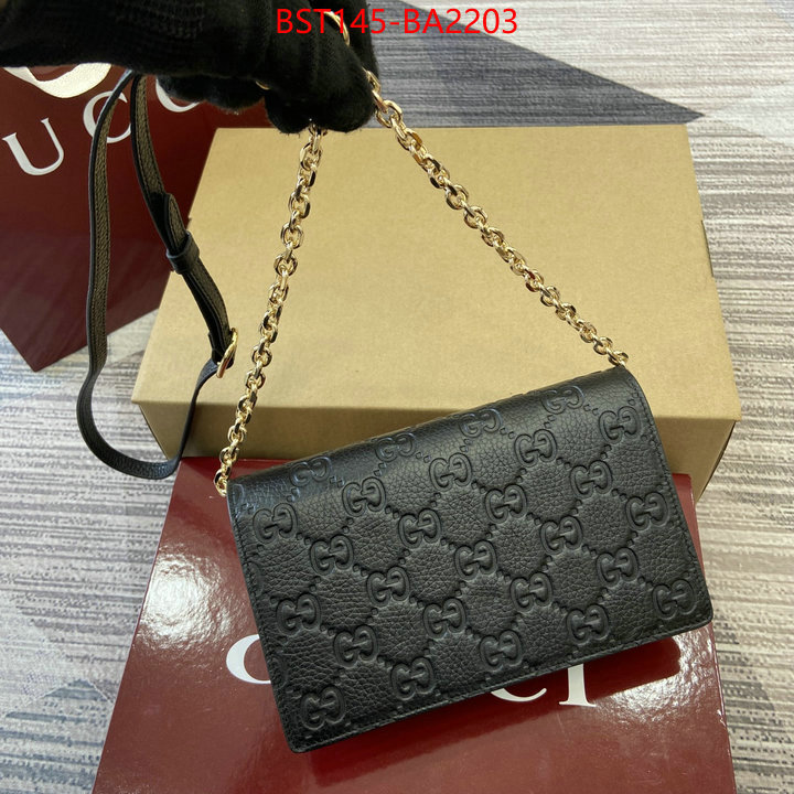 Gucci Bags(TOP)-Crossbody- what best replica sellers ID: BA2203 $: 145USD,