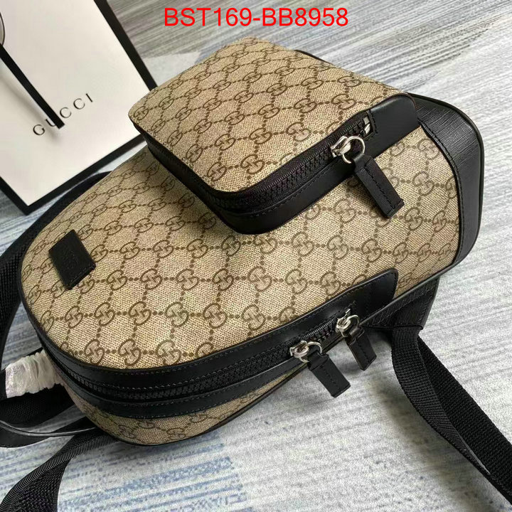 Gucci Bags(TOP)-Backpack- aaaaa quality replica ID: BB8958 $: 169USD,