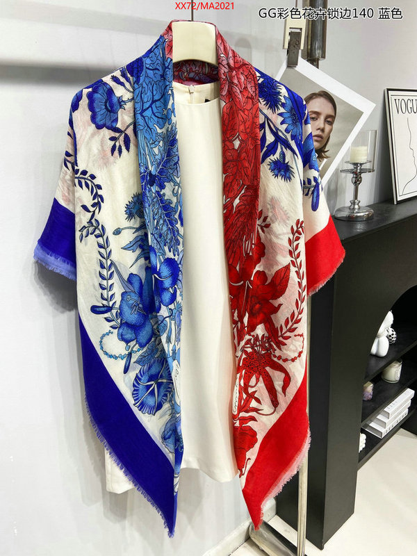 Scarf-Gucci shop ID: MA2021 $: 72USD