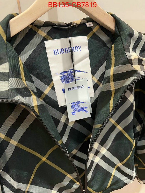 Clothing-Burberry replica us ID: CB7819 $: 135USD