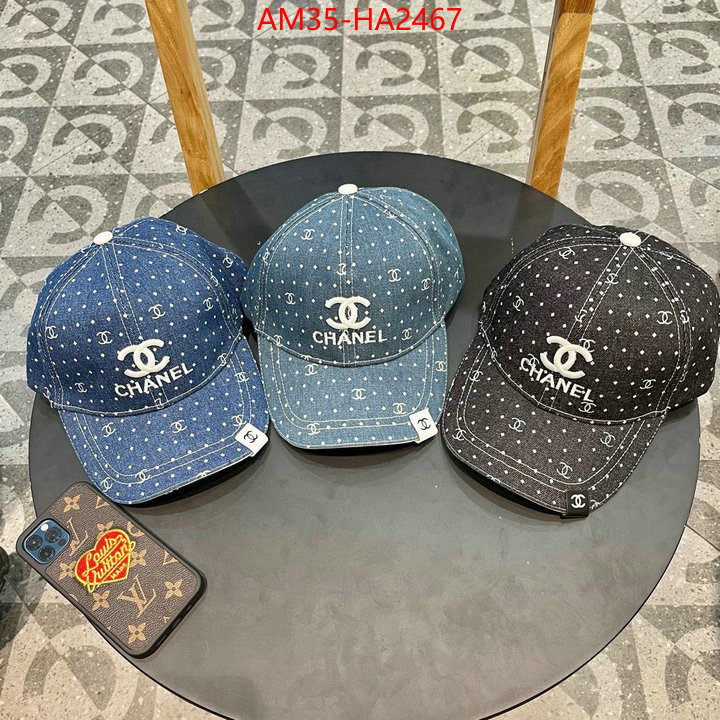 Cap (Hat)-Chanel designer 1:1 replica ID: HA2467 $: 35USD