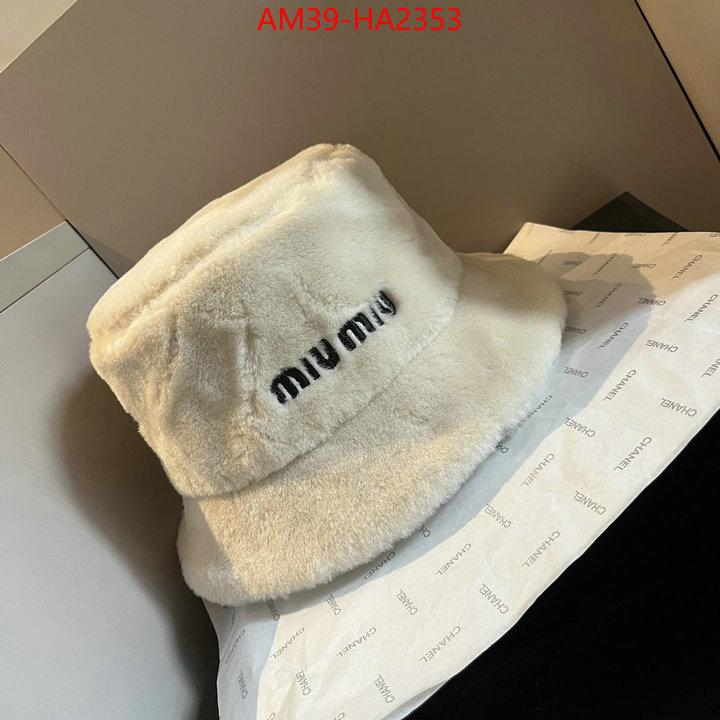 Cap(Hat)-Miu Miu from china 2024 ID: HA2353 $: 39USD