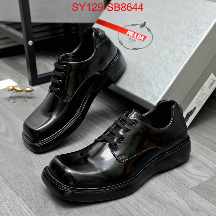 Men shoes-Prada knockoff highest quality ID: SB8644 $: 129USD