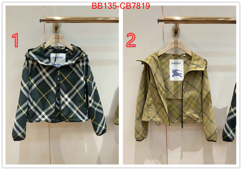 Clothing-Burberry replica us ID: CB7819 $: 135USD