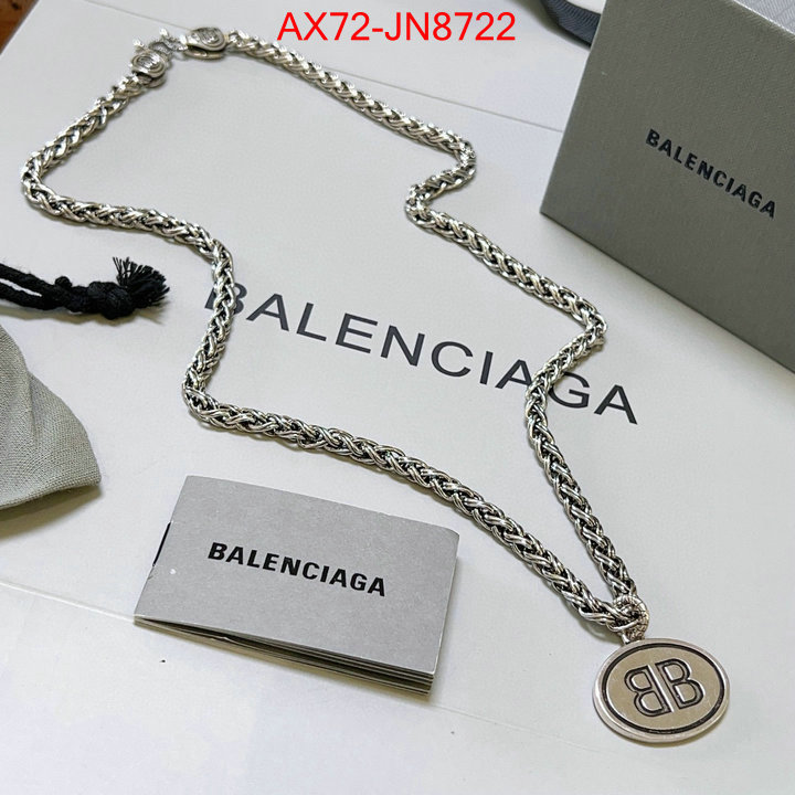 Jewelry-Balenciaga luxury fashion replica designers ID: JN8722 $: 72USD