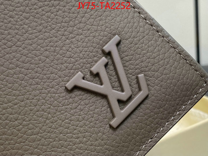 LV Bags(TOP)-Wallet good ID: TA2252 $: 75USD,