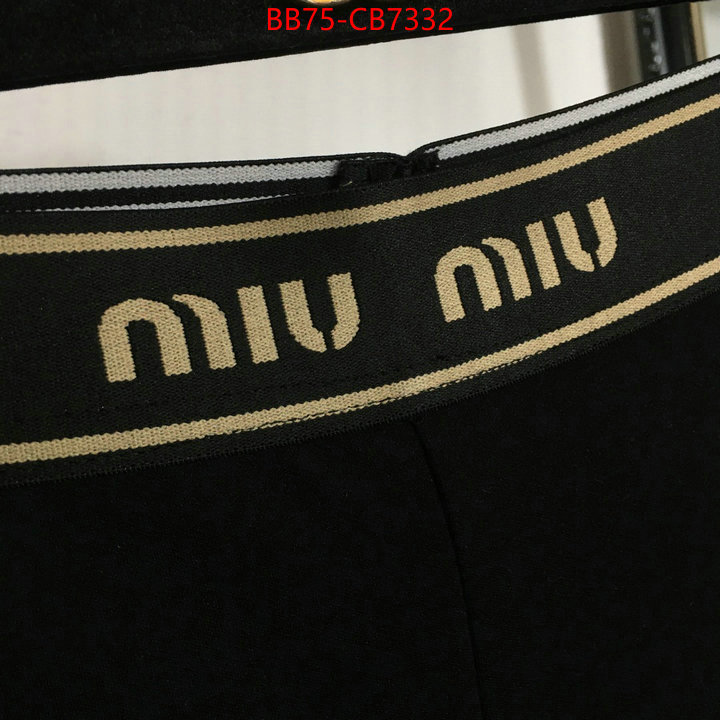 Clothing-MIU MIU aaaaa customize ID: CB7332 $: 75USD