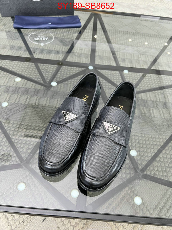 Men shoes-Prada high quality replica designer ID: SB8652 $: 189USD