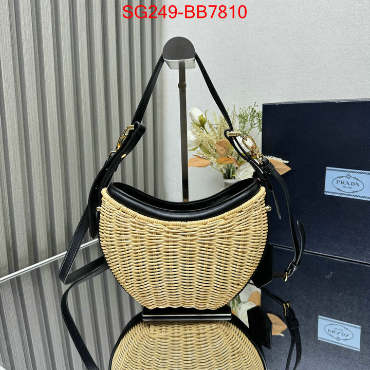 Prada Bags(TOP)-Crossbody- high quality designer ID: BB7810 $: 249USD,