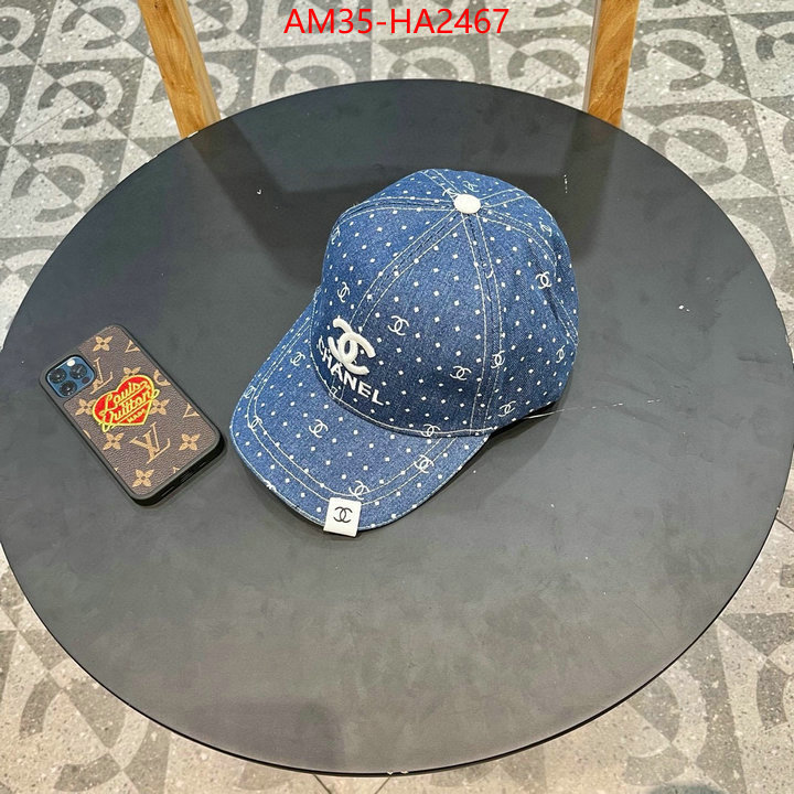 Cap (Hat)-Chanel designer 1:1 replica ID: HA2467 $: 35USD