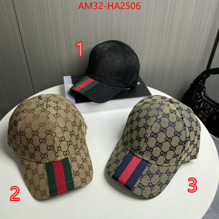 Cap(Hat)-Gucci where quality designer replica ID: HA2505 $: 32USD