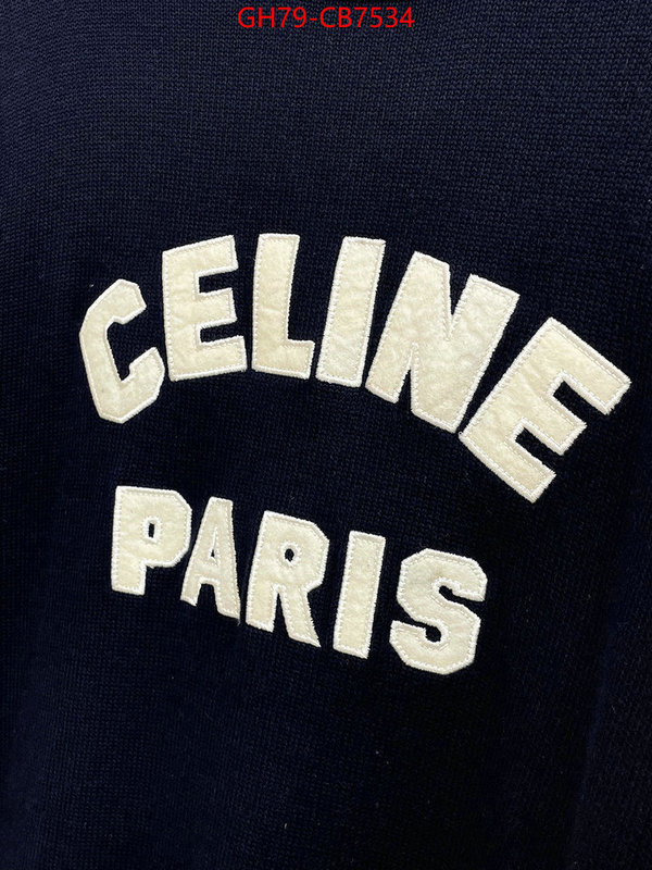 Clothing-Celine 2024 aaaaa replica customize ID: CB7534 $: 79USD