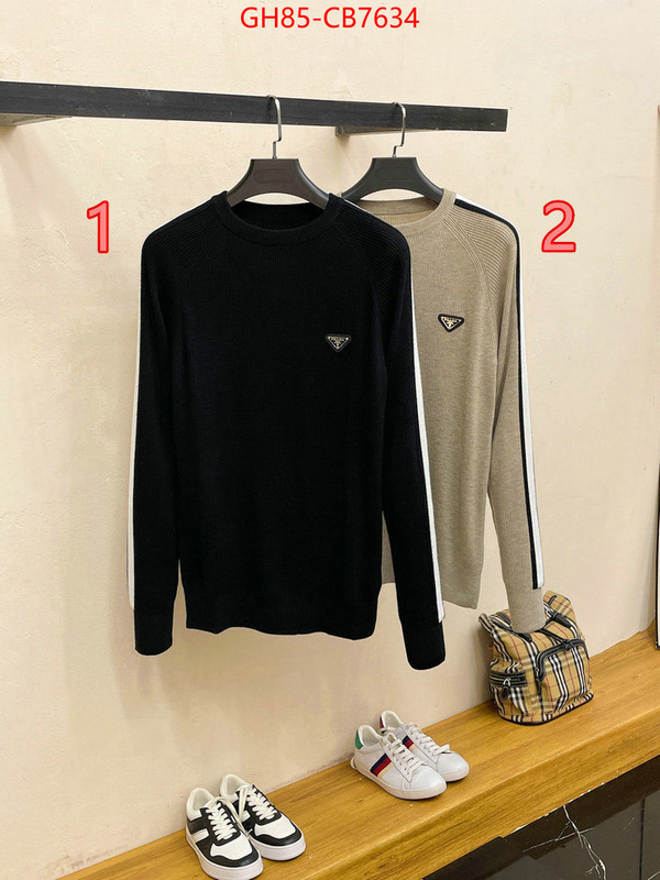 Clothing-Prada replica wholesale ID: CB7634 $: 85USD