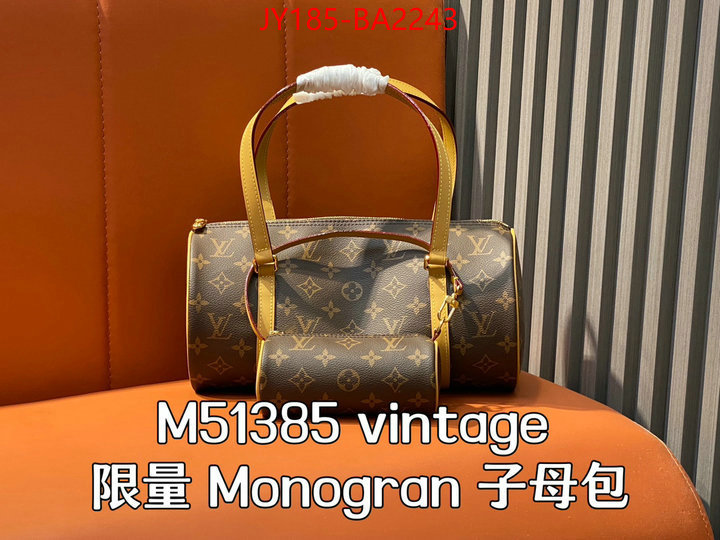 LV Bags(TOP)-Handbag Collection- perfect quality ID: BA2243 $: 185USD,