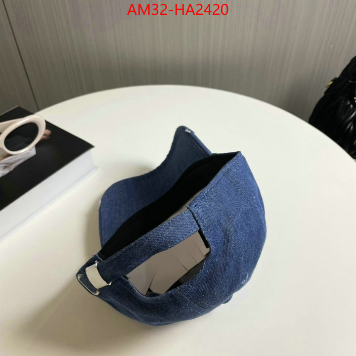 Cap(Hat)-Balenciaga sale outlet online ID: HA2420 $: 32USD