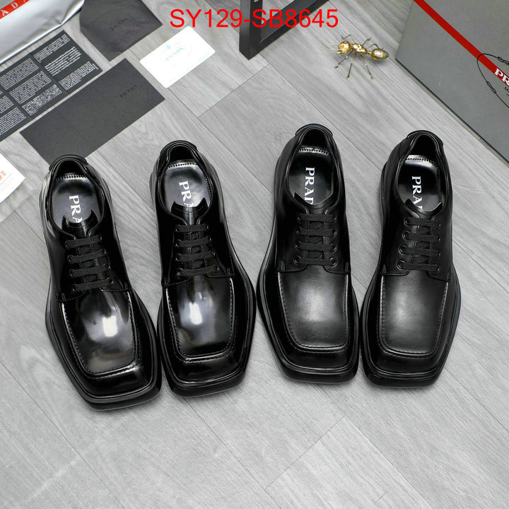 Men shoes-Prada high quality customize ID: SB8645 $: 129USD