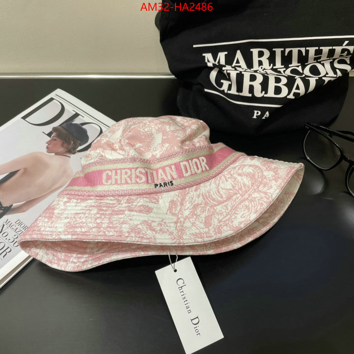 Cap (Hat)-Dior 1:1 replica wholesale ID: HA2486 $: 32USD