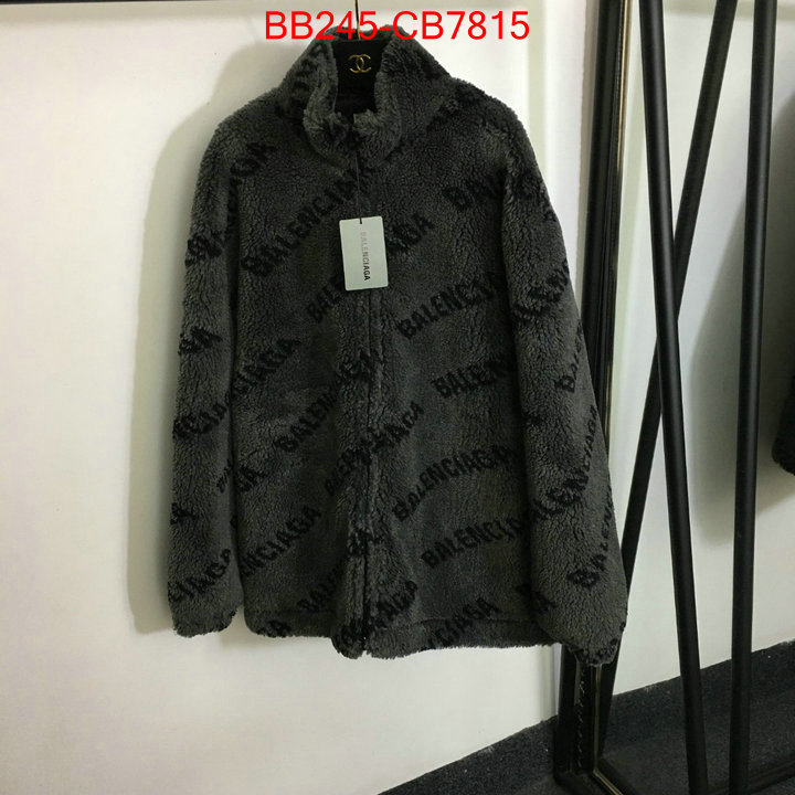 Clothing-Balenciaga cheap high quality replica ID: CB7815 $: 245USD