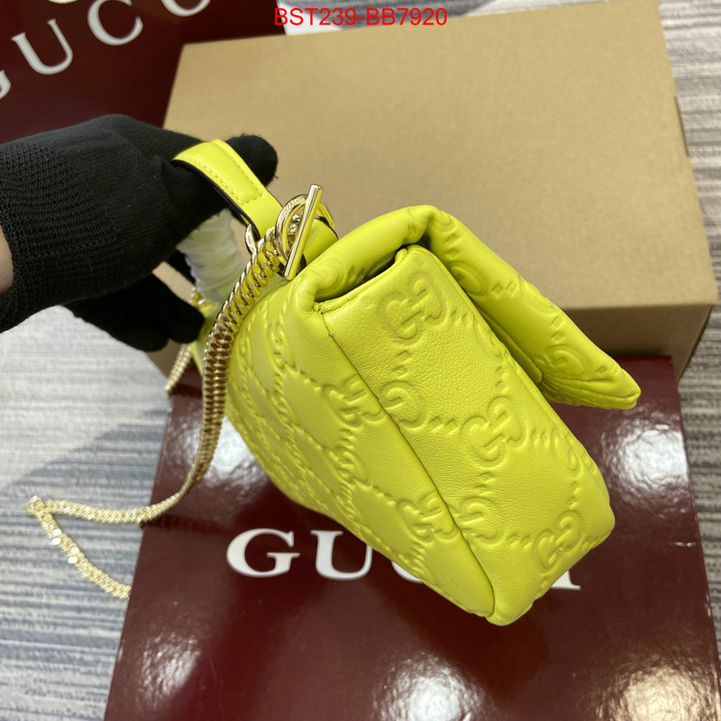 Gucci Bags(TOP)-Crossbody- best quality fake ID: BB7920 $: 239USD,