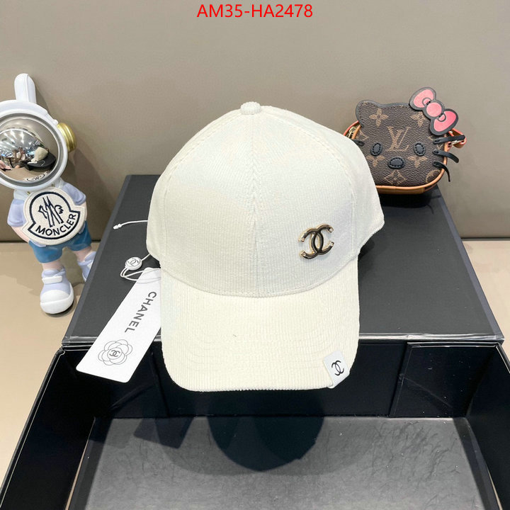 Cap (Hat)-Chanel designer fashion replica ID: HA2478 $: 35USD