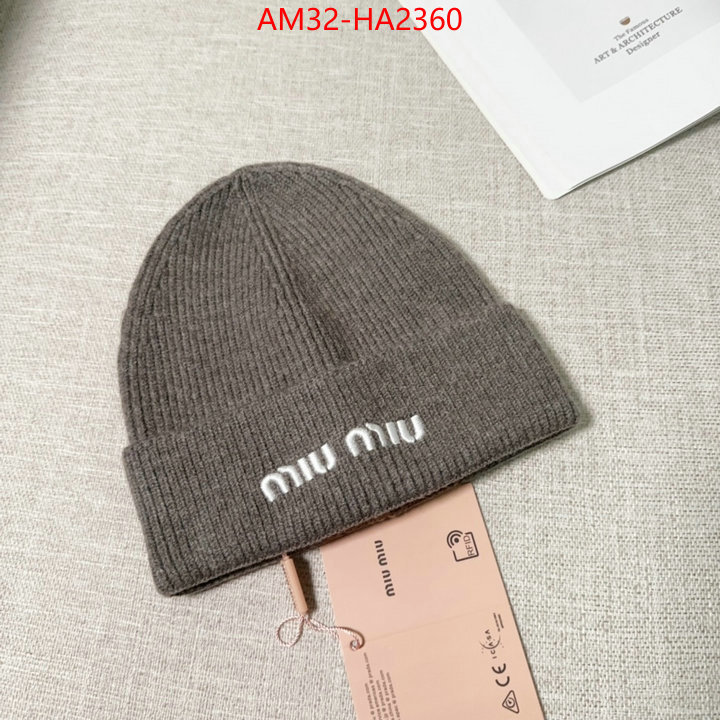 Cap(Hat)-Miu Miu replica 2024 perfect luxury ID: HA2360 $: 32USD