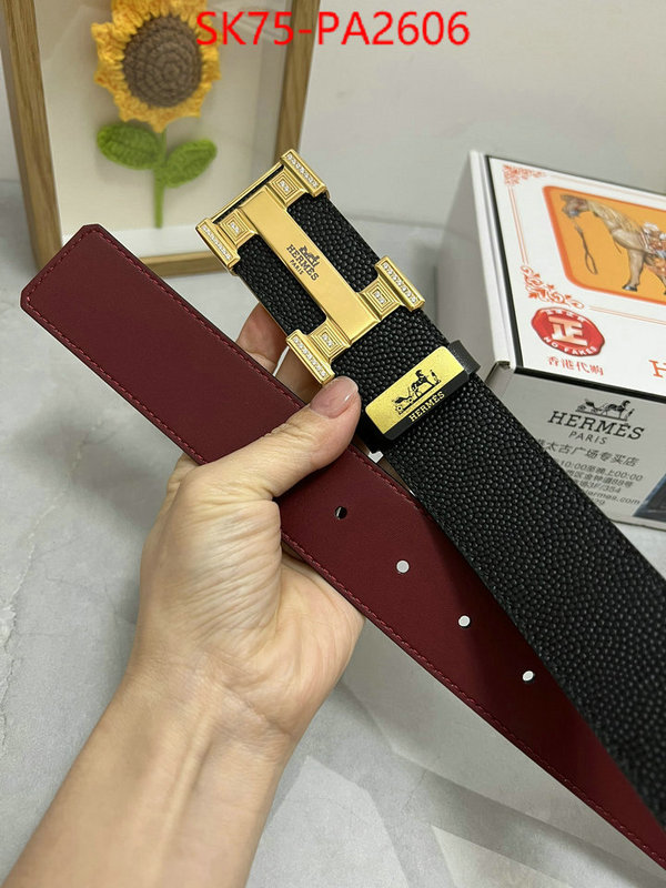 Belts-Hermes where to buy fakes ID: PA2606 $: 75USD