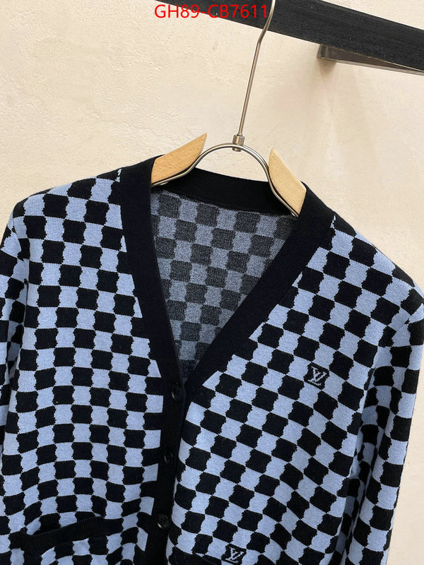 Clothing-LV 1:1 replica wholesale ID: CB7611 $: 89USD