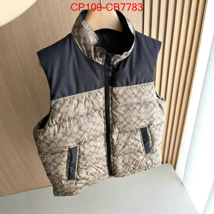 Down jacket Men-Coach first top ID: CB7783 $: 109USD