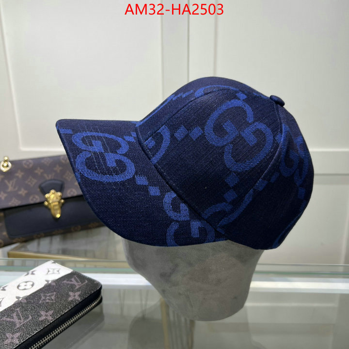 Cap(Hat)-Gucci high quality designer replica ID: HA2503 $: 32USD