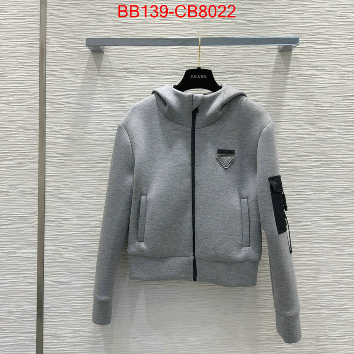 Clothing-Prada where can you buy a replica ID: CB8022 $: 139USD