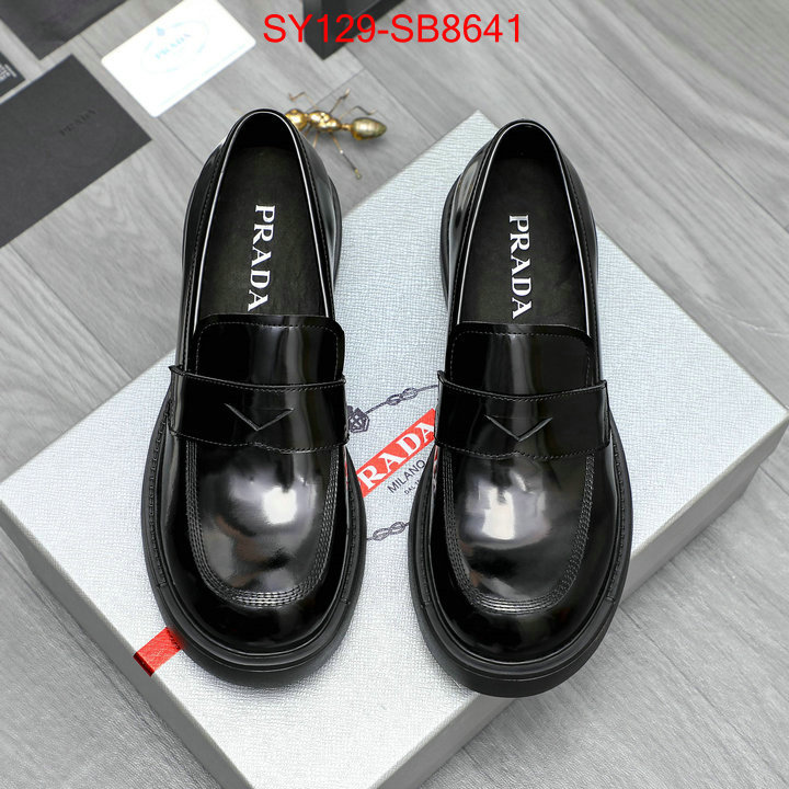 Men shoes-Prada top 1:1 replica ID: SB8641 $: 129USD