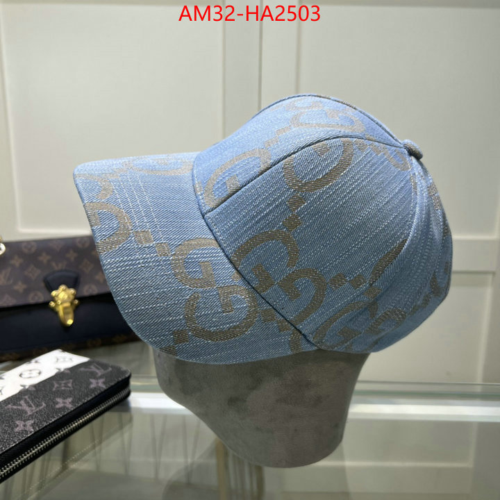 Cap(Hat)-Gucci high quality designer replica ID: HA2503 $: 32USD