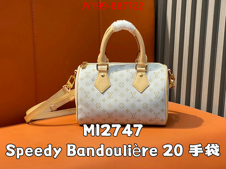 LV Bags(TOP)-Speedy- how to buy replcia ID: BB7722 $: 199USD,